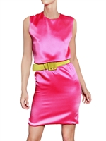 FAUSTO PUGLISI - SILK SATIN DRESS
