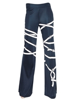 ROBERTA DI CAMERINO - PRINTED SILK JERSEY TROUSERS
