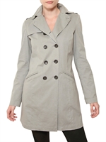 AIGUILLE NOIRE PEUTEREY - COTTON STRETCH DOUBLÈ TRENCH COAT