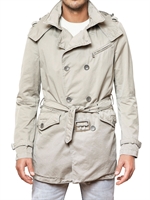 AIGUILLE NOIRE PEUTEREY - JENKINS NYLON AND COTTON TRENCH COAT