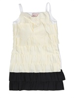 LANVIN PETITE - GROSGRAIN ON COTTON JERSEY DRESS