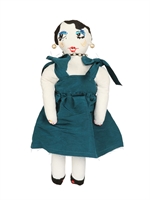 LANVIN PETITE - PERSONAGE PEACOCK BLUE DRESS DOLL