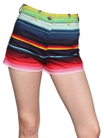HOUSE OF HOLLAND - GESTREIFTE BAUMWOLL GABARDINE SHORTS
