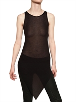 GARETH PUGH - TOP DI COTONE TENCEL A COSTINE