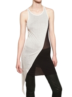 GARETH PUGH - TOP DI COTONE TENCEL A COSTINE