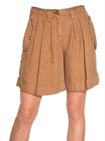 BURBERRY BRIT - LEINEN BAUMWOLL CANVAS SHORTS