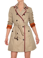 BURBERRY BRIT - BROMSTEADSPSC COTTON GABARDINE TRENCH CO