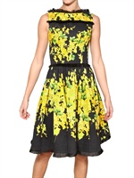 BLUMARINE - COTTON DRILL A-LINE DRESS