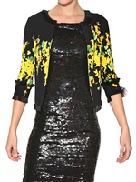 BLUMARINE - MAGLIA DI RAYON SFRANGIATA