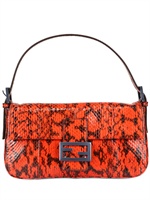 FENDI - BAGUETTE IN ELAPHE CON LOGO