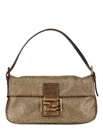 FENDI - BAGUETTE IN SUEDE LAMINATO