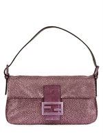 FENDI - BAGUETTE IN SUEDE LAMINATO
