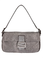 FENDI - BAGUETTE IN SUEDE LAMINATO