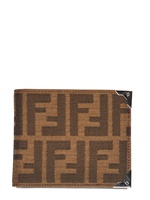 FENDI - PORTAFOGLIO ZUCCA IN CANVAS LOGATO