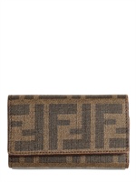 FENDI - PORTACHIAVI ZUCCA DI CANVAS LOGATO