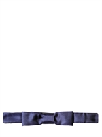 LANVIN - SKINNY SILK SATIN BOW TIE