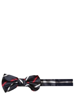 LANVIN - BICOLORED SILK JACQUARD TIE
