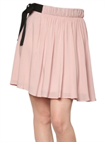 RED VALENTINO - FLOWY CREPE MASCHEN ROCK