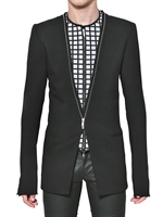 GARETH PUGH - STRETCH RAYON MIX TECHNO CREPE JACKE