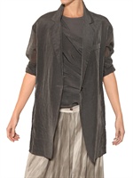 DUSAN - BAUMWOLL SEIDEN ORGANZA BOYFRIEND JACKE