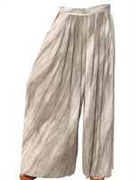 DUSAN - PANTALONI IN CREPE DI SETA STAMPA SHIBORI