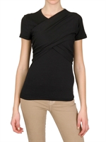 CARVEN - GERAFFTES STRETCH JERSEY TOP