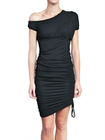 VIVIENNE WESTWOOD ANGLOMANIA - GATHERED JERSEY DRESS