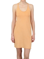 CYCLE - LIGHT JERSEY STRETCH TANK DRESS - PEACH