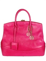 DESMO - SARA TEXTURED LEATHER TOP HANDLE