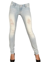 LEROCK - JEANS PUSH UP IN DENIM STRETCH CONSUMATO
