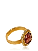 BROOKE GREGSON - ANELLO CON DIAMANTI ARANCIONI E BIANCHI