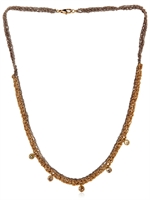BROOKE GREGSON - COLLANA DI ORO E CROCHET DI SETA