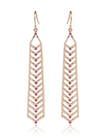 BLISS ROSE - ROSIE OHRRINGE - ROSA/GOLD