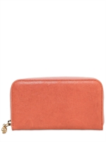 ALEXANDER MCQUEEN - LEATHER SKULL ZIP AROUND WALLET