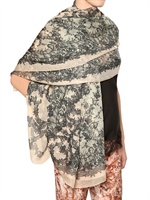ALEXANDER MCQUEEN - PRINTED MODAL CASHMERE