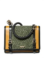 BURBERRY PRORSUM - RAFIA GEWEBTE CHRISTIE UMHÄNGETASCHE