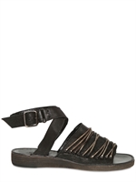 ELENA IACHI - 30MM LEATHER METALLIC  CHAIN FLATS