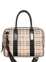 BURBERRY - NEWBURG CLASSIC CHECK BAG - BEIGE