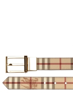 BURBERRY - KARIERTER GÜRTEL - BEIGE