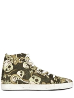 MANCAPANE - MACRAME EMBROIDERY TOTENKOPF HOHE SNEAKERS