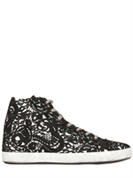 MANCAPANE - MACRAME EMBROIDERY TOTENKOPF HOHE SNEAKERS