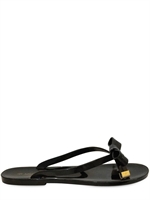 MULBERRY - BOWED JELLY SANDALS FLATS