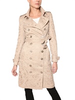 BURBERRY LONDON - SHERFIELD COTTON LACE TRENCH COAT