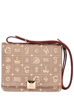 LANCEL - DALI DOL CANVAS LEDER UMHÄNGETASCHE