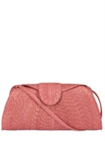SUPERDUPER - POCHETTE IN PAGLIA INTRECCIATA