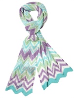 MISSONI - VISCOSE COTTON KNIT SCARF