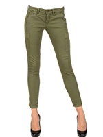 MAISON CLOCHARD - PANTALONI CARGO IN GABARDINE STRETCH