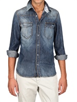 MAISON CLOCHARD - LEICHTES DENIM HEMD