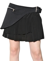 UNIQUENESS - VISKOSE CREPE EINSATZ CREPE DE CHINE ROCK