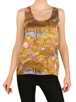 CATERINA GATTA - VINTAGE BEDRUCKTE CREPE DE CHINE TOP